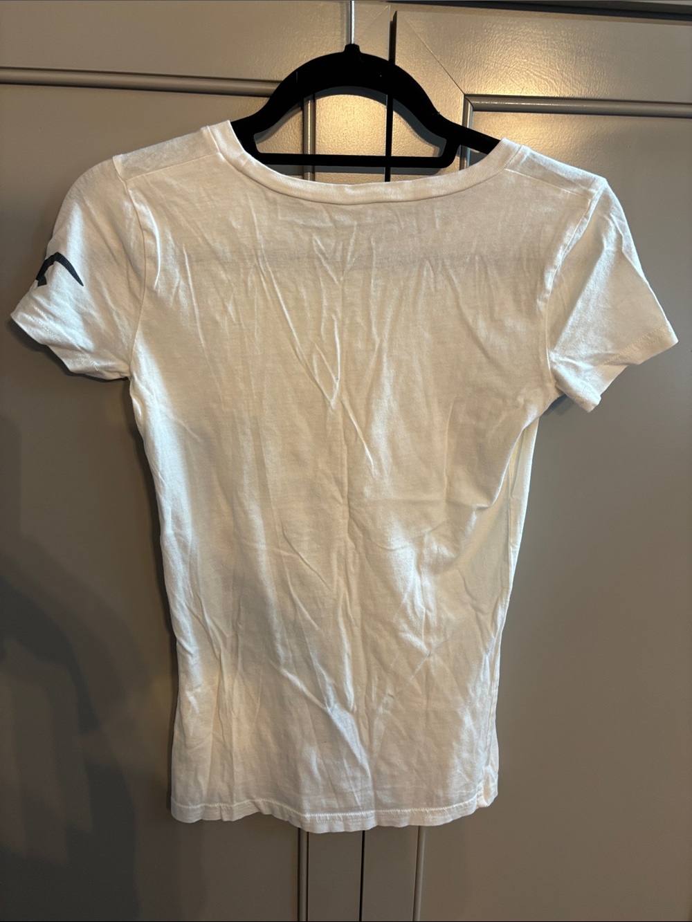 Hollister Y2K White Newport Beach babydoll tshirt small - Picture 4 of 4